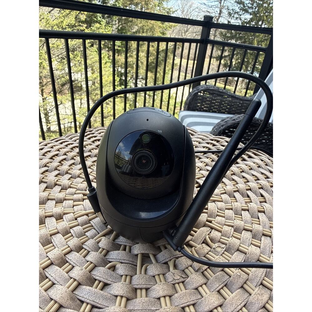 Netvue Orb Mini 1080p Wi-Fi Indoor Camera Black Night Vision Alexa Two-Way Audio